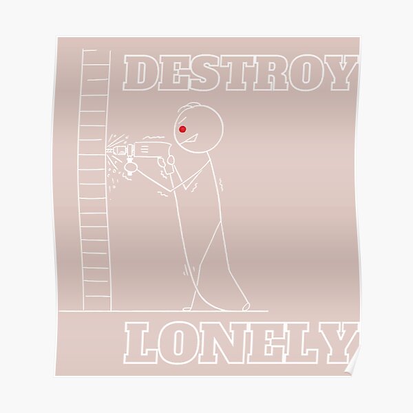 Destroy Lonely Poster RB1007 product Offical destroy lonely Merch
