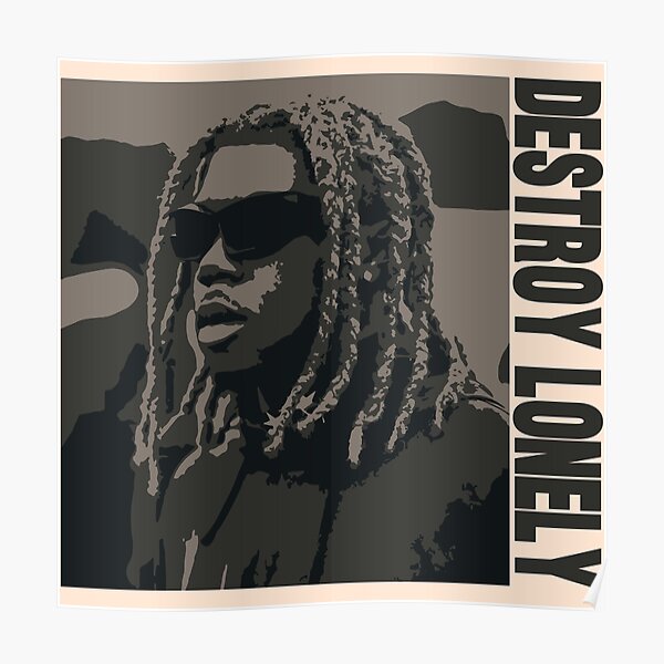 Destroy Lonely rapper illustration and art Poster RB1007 product Offical destroy lonely Merch