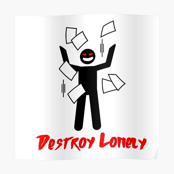 destroy lonely Essential T-Shirt Poster RB1007 product Offical destroy lonely Merch