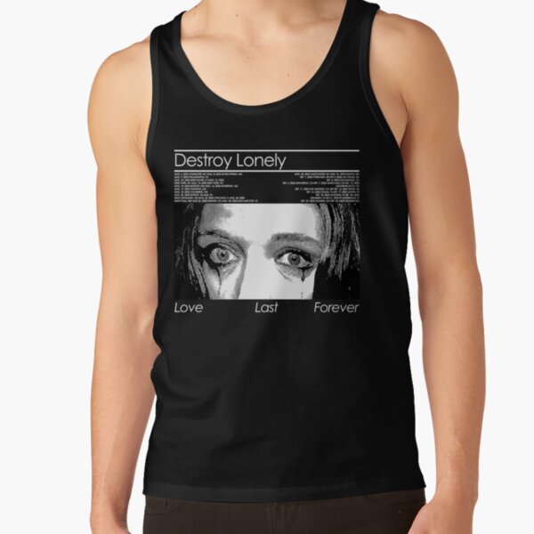 Vintage Destroy Lonely Love Last Forever Graphic Music Art BLK  Tank Top RB1007 product Offical destroy lonely Merch