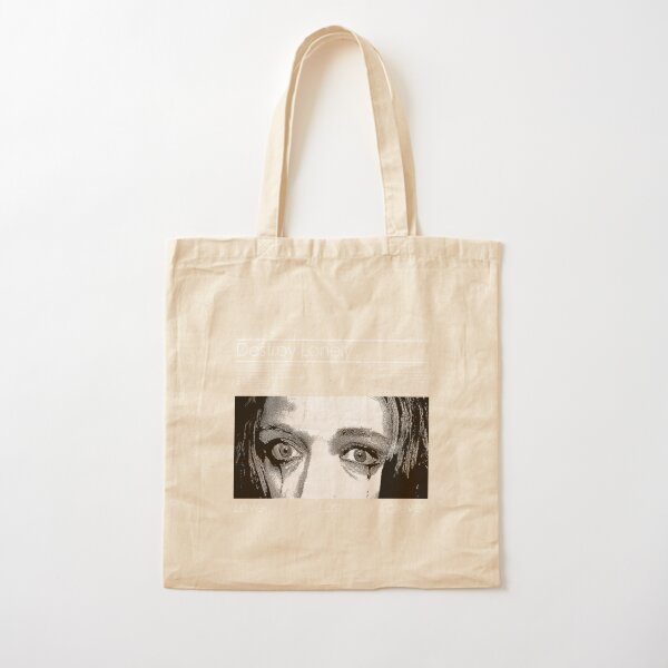 Vintage Destroy Lonely Love Last Forever Graphic Music Art BLK  Cotton Tote Bag RB1007 product Offical destroy lonely Merch
