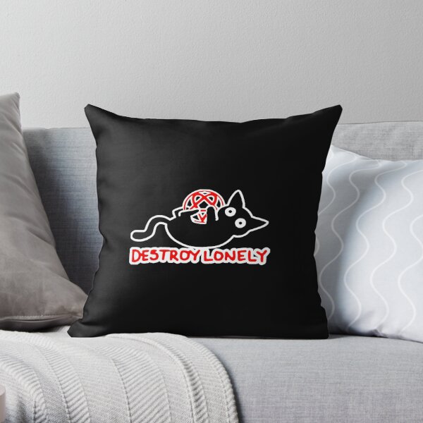 destroy lonely  Throw Pillow RB1007 product Offical destroy lonely Merch