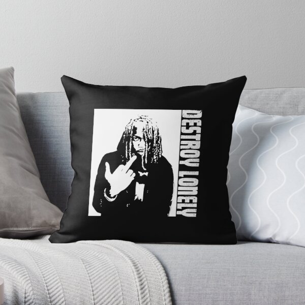 Destroy Lonely rapper illustration and designs  Throw Pillow RB1007 product Offical destroy lonely Merch
