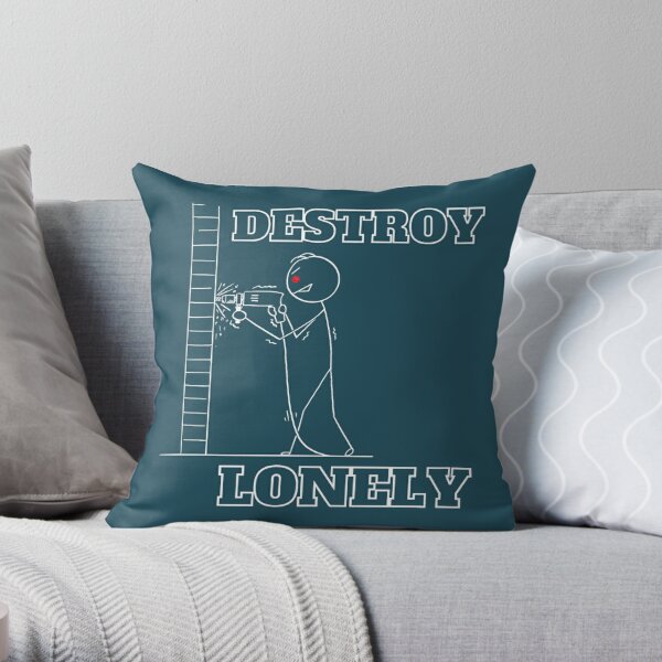 Destroy Lonely Throw Pillow RB1007 product Offical destroy lonely Merch