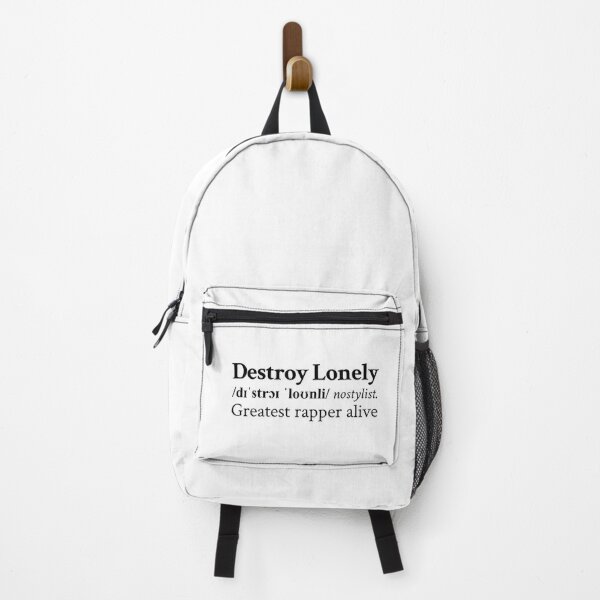 Greatest Rapper Alive by Destroy Lonely Backpack RB1007 product Offical destroy lonely Merch