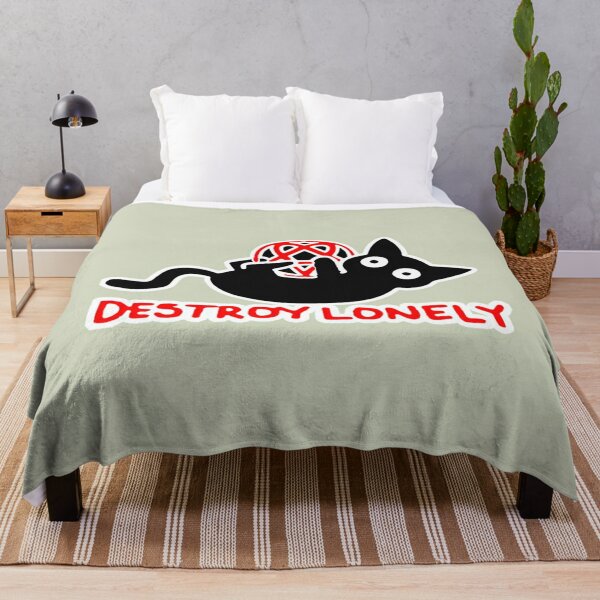 destroy lonely  Throw Blanket RB1007 product Offical destroy lonely Merch