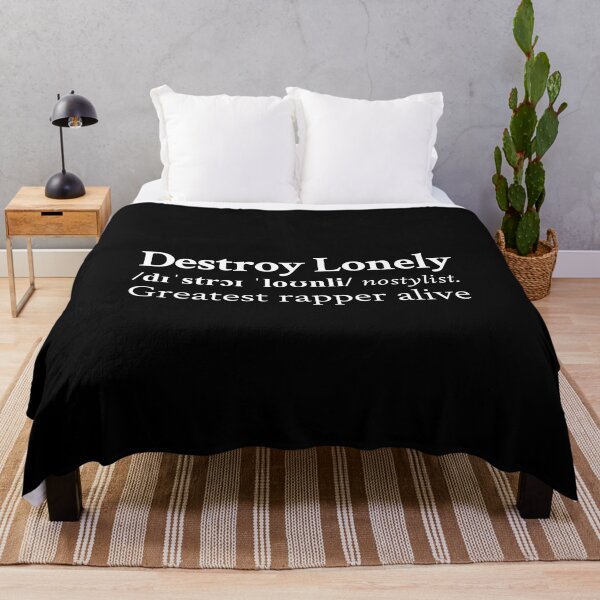 Greatest Rapper Alive by Destroy Lonely Throw Blanket RB1007 product Offical destroy lonely Merch