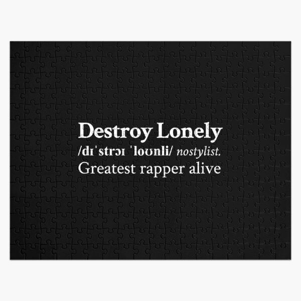 Greatest Rapper Alive by Destroy Lonely Jigsaw Puzzle RB1007 product Offical destroy lonely Merch