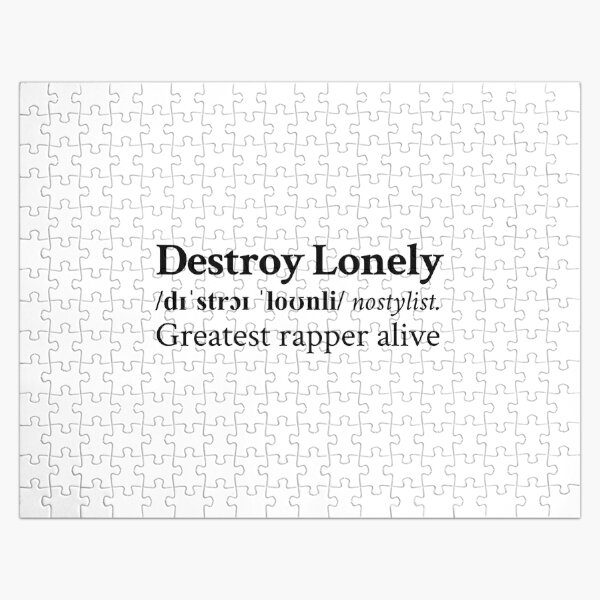 Greatest Rapper Alive by Destroy Lonely Jigsaw Puzzle RB1007 product Offical destroy lonely Merch