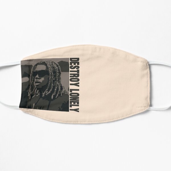 Destroy Lonely rapper illustration and art Flat Mask RB1007 product Offical destroy lonely Merch